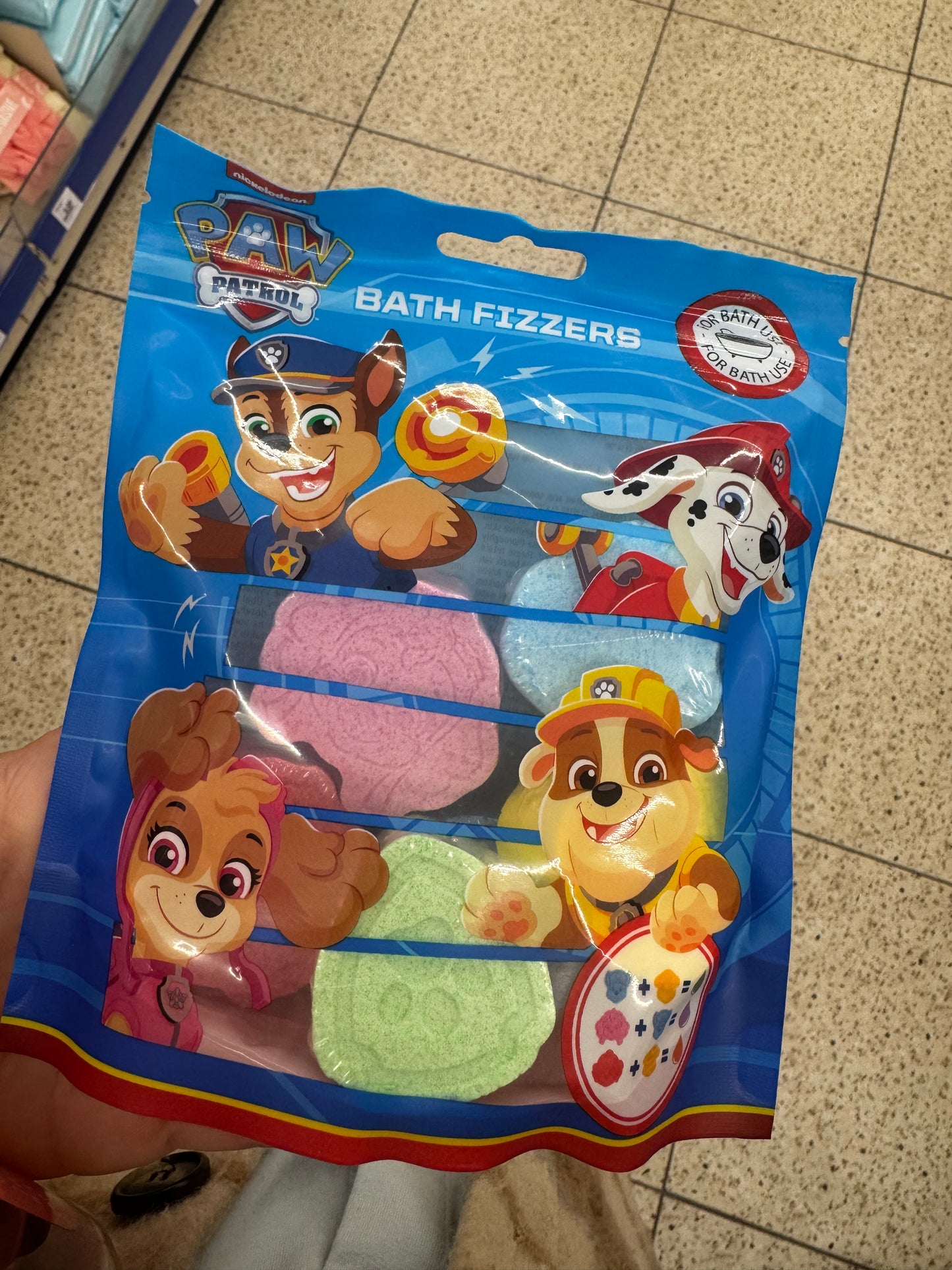Stitch/ Paw patrol Vonios Bombų rinkiniai