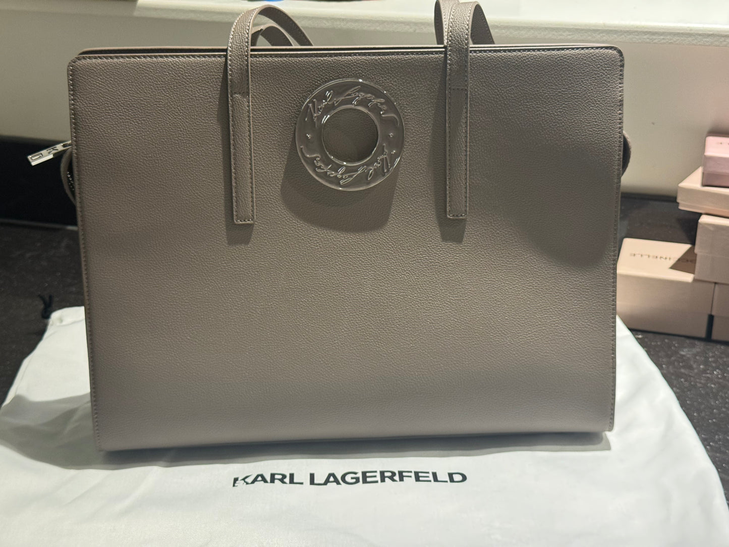 Karl Lagerfeld tote odinė rankinė