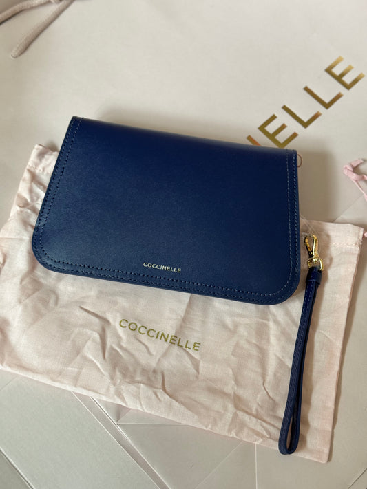 Coccinelle delninė/piniginė navy spalva