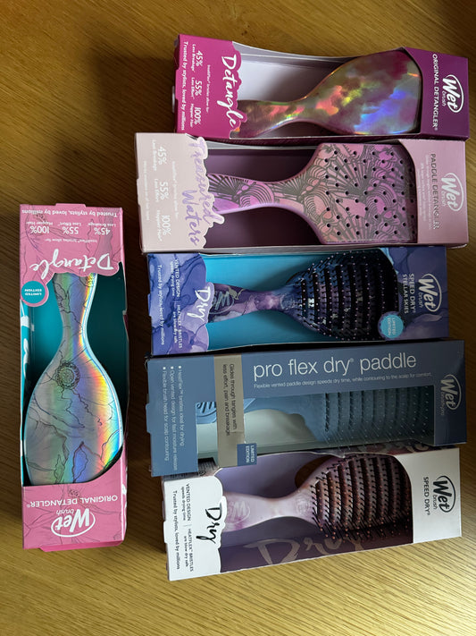 Wet brush plaukų šepečiai