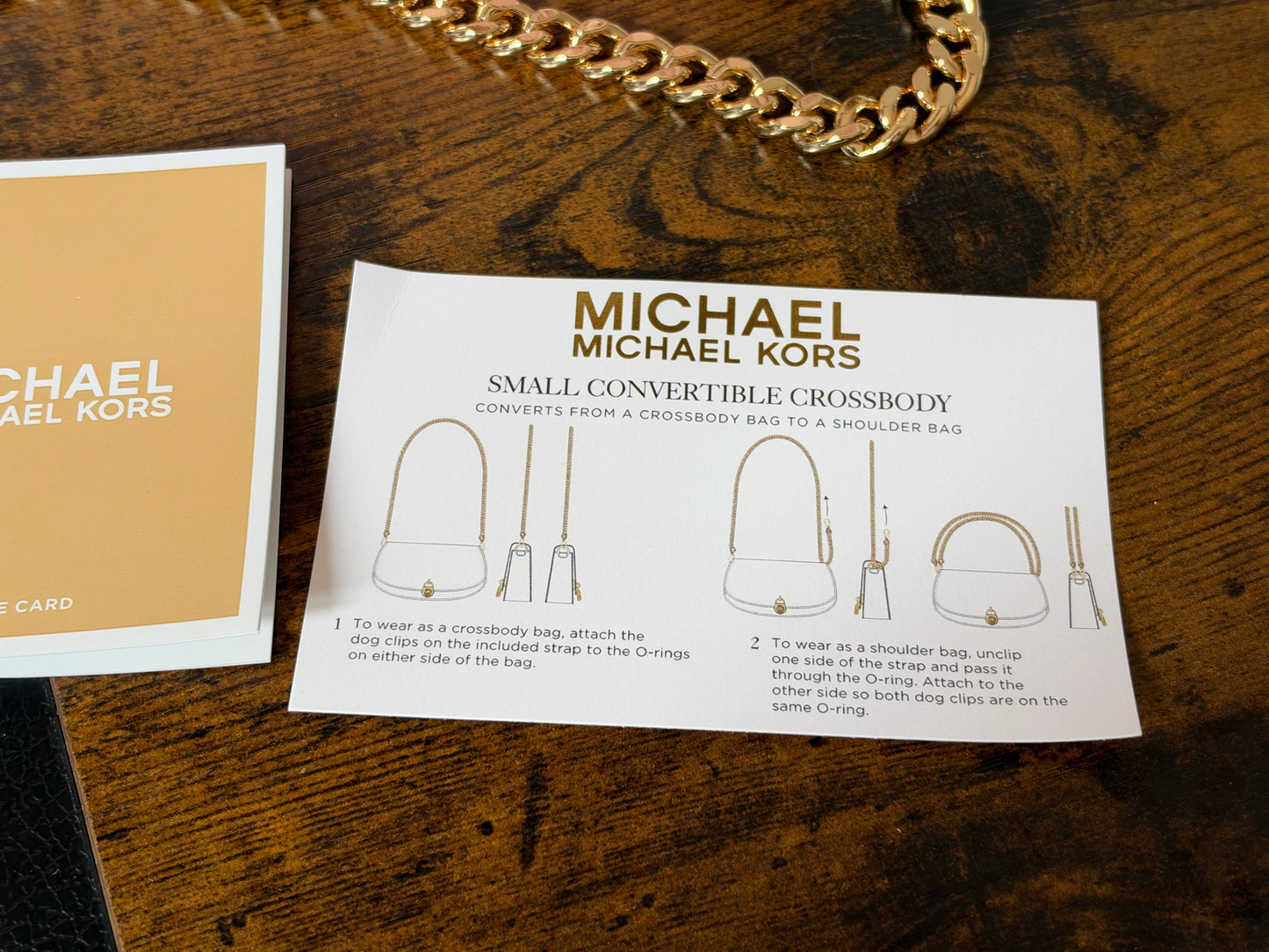 Šviesiai rožinė „Michael Kors“ rankinė su grandinėle
