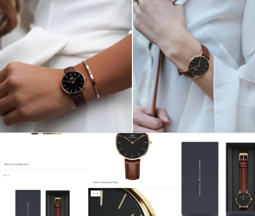 39979 Odinis Daniel Wellington laikrodis (rudas) MONTRES