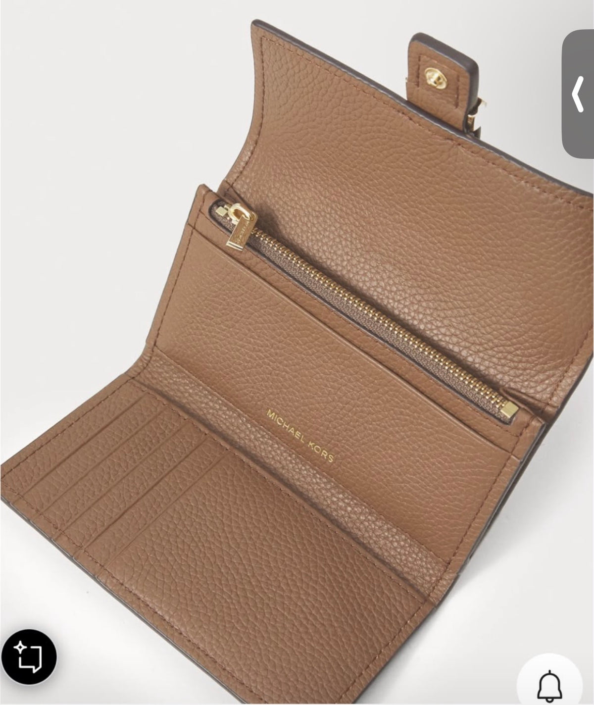 Michael Kors ruda piniginė