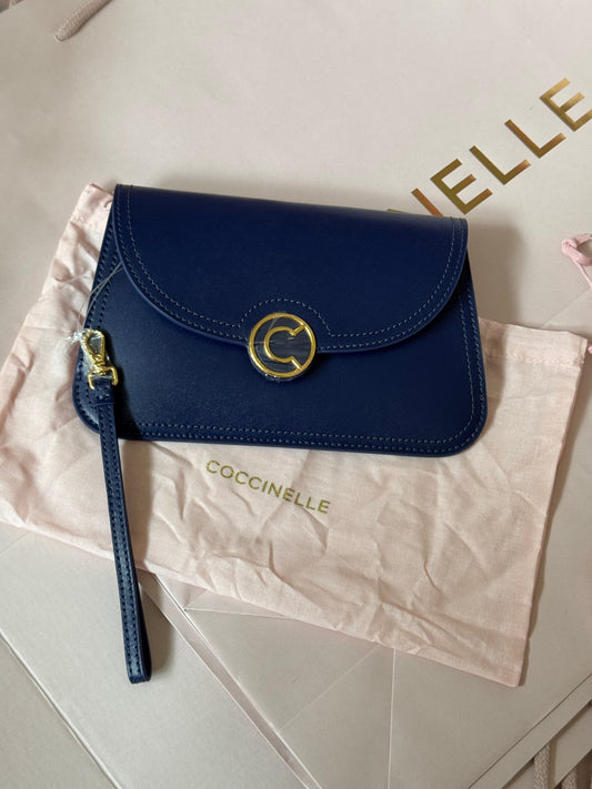 Coccinelle delninė/piniginė navy spalva