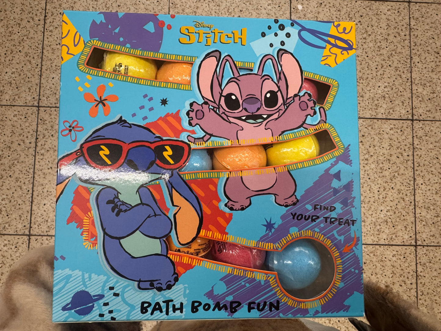 Stitch/ Paw patrol Vonios Bombų rinkiniai