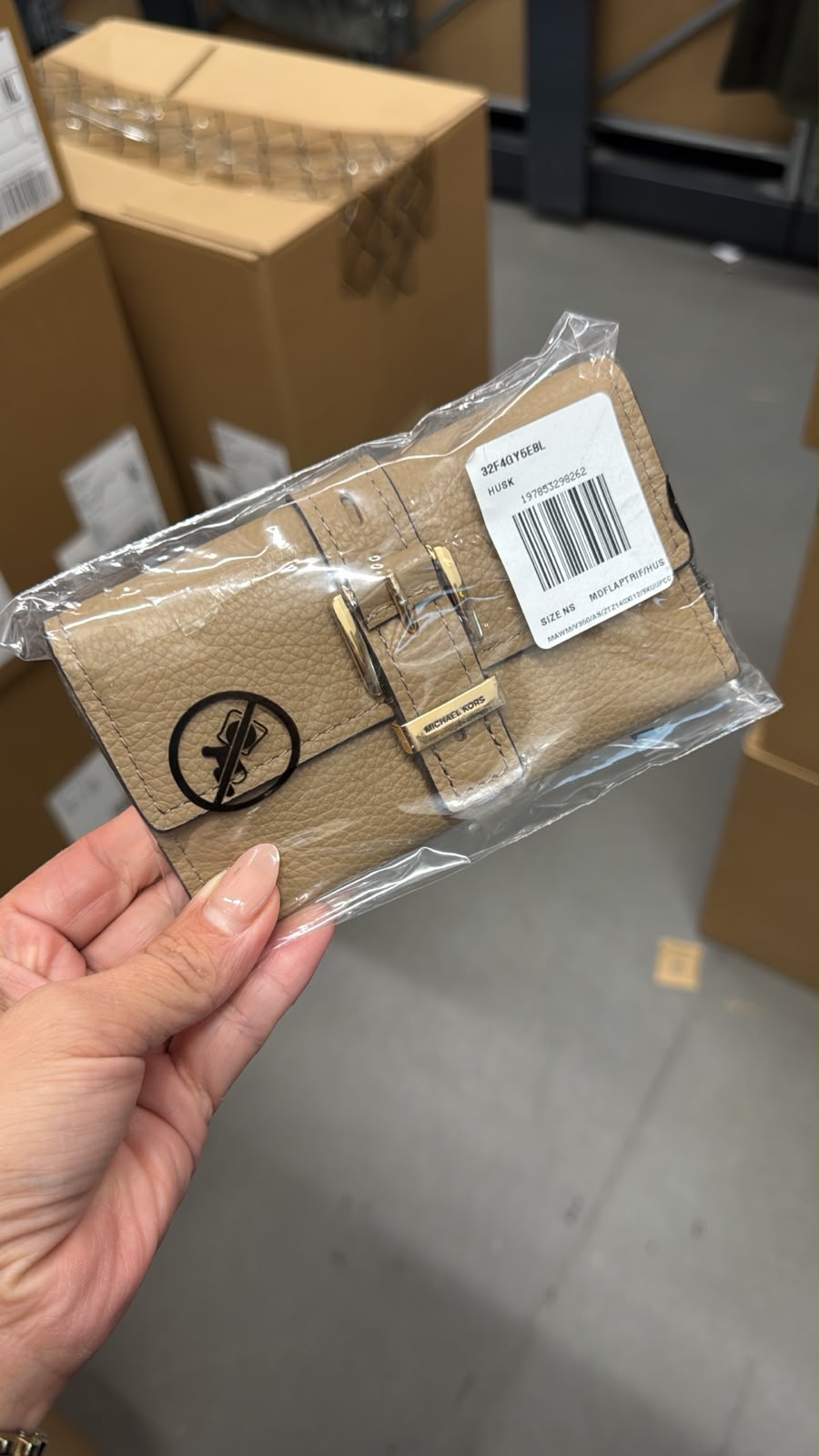 Michael Kors ruda piniginė