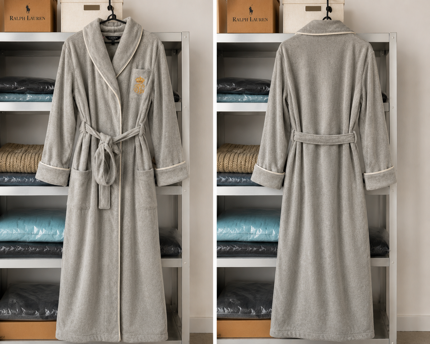 Ralph Lauren ilgas moteriškas chalatas XL