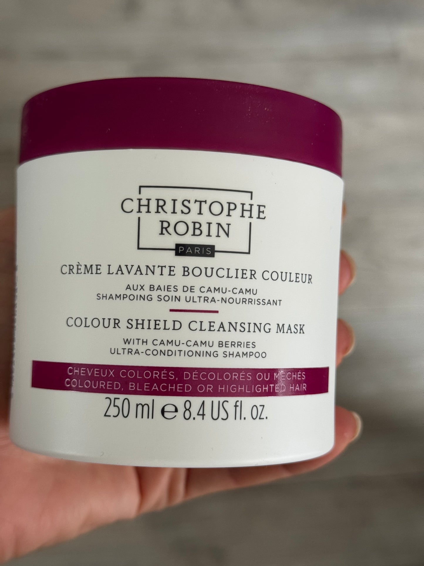 Christophe Robin Colour Shield Cleansing Mask 250 ml