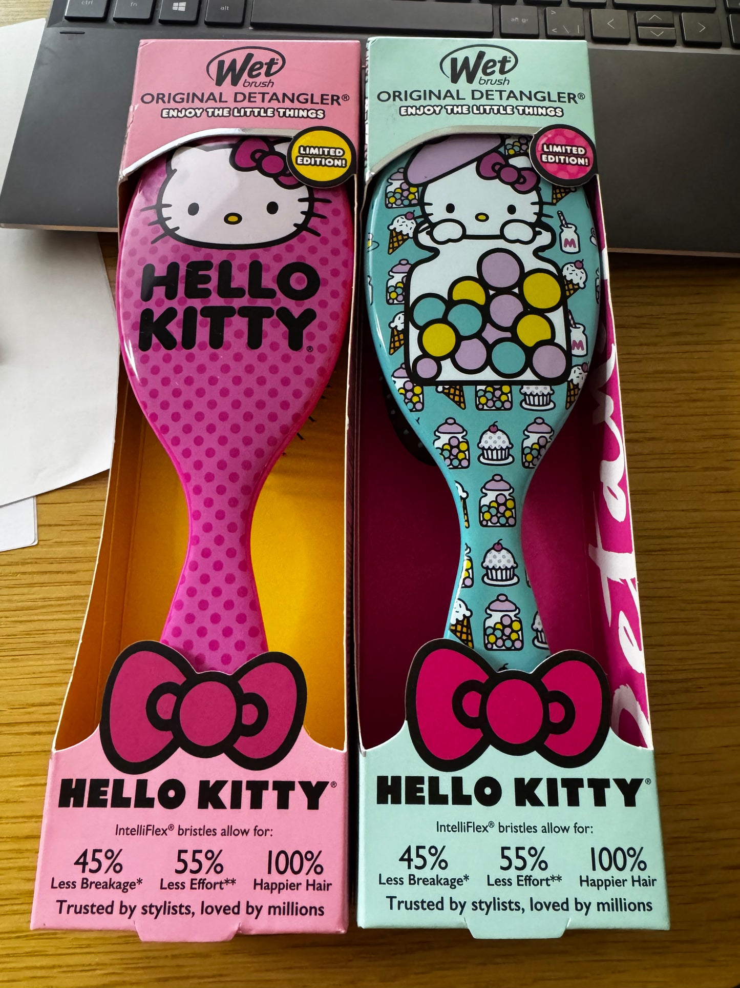 Wet brush plaukų šepečiai