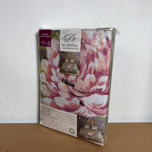 DESONSO Organinės Medvilnės Patalynės Komplektas 140X200/220 cm