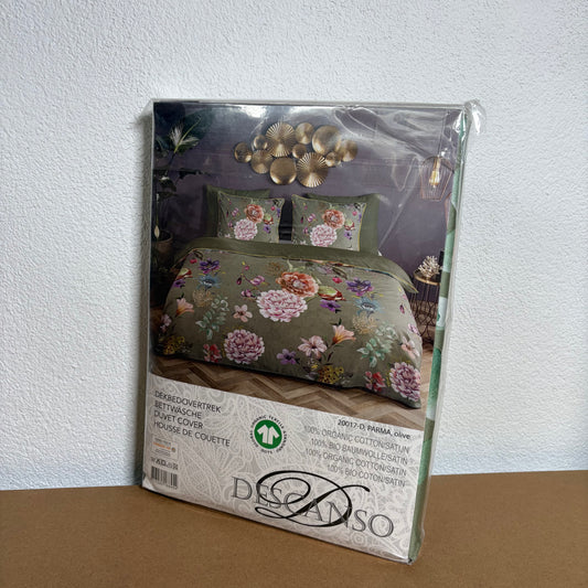 DESONSO Organinės Medvilnės Patalynės Komplektas 140X200/220 cm