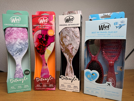 The wet brush plaukų šepečiai