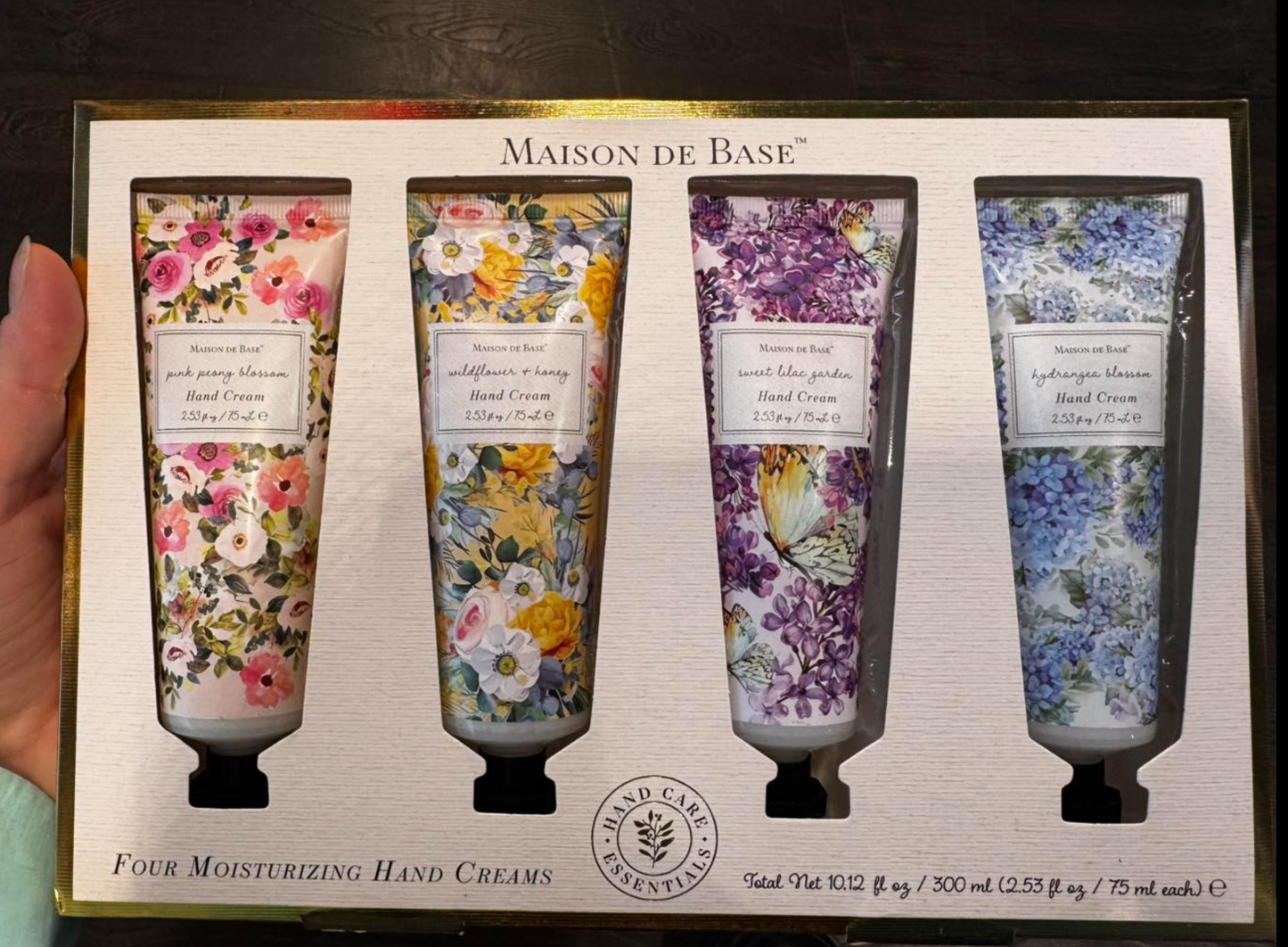 Rankų kremų rinkiniai 4 vnt