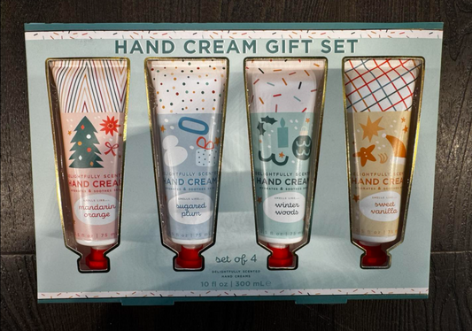 Rankų kremų rinkiniai 4 vnt