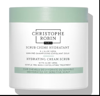 Švelnus Christophe Robin galvos odos šveitiklis