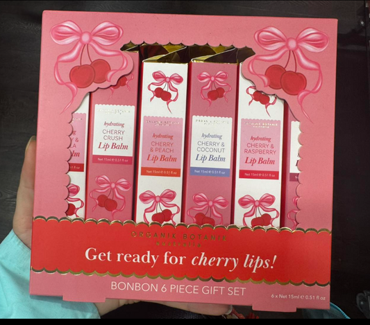 Organik Botanik 6 vnt lūpų blizgesių rinkinys