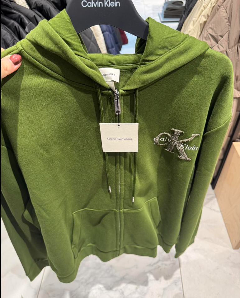 Calvin Klein vyriški džemperiai su užtrauktuku