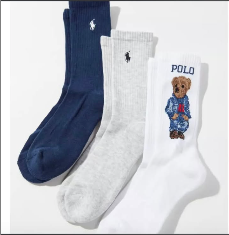 Ralph Lauren kojinių rinkinys 3vnt.