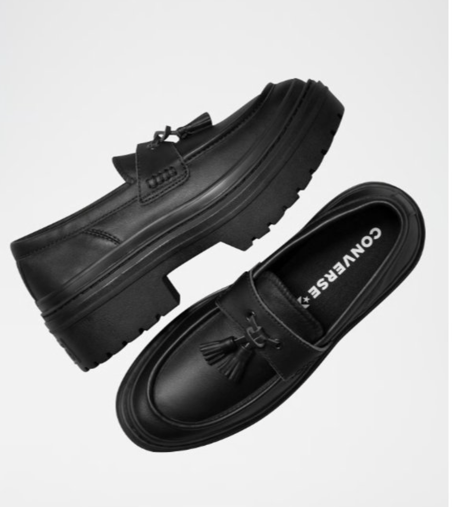Converse mokasinai bordo arba juodi