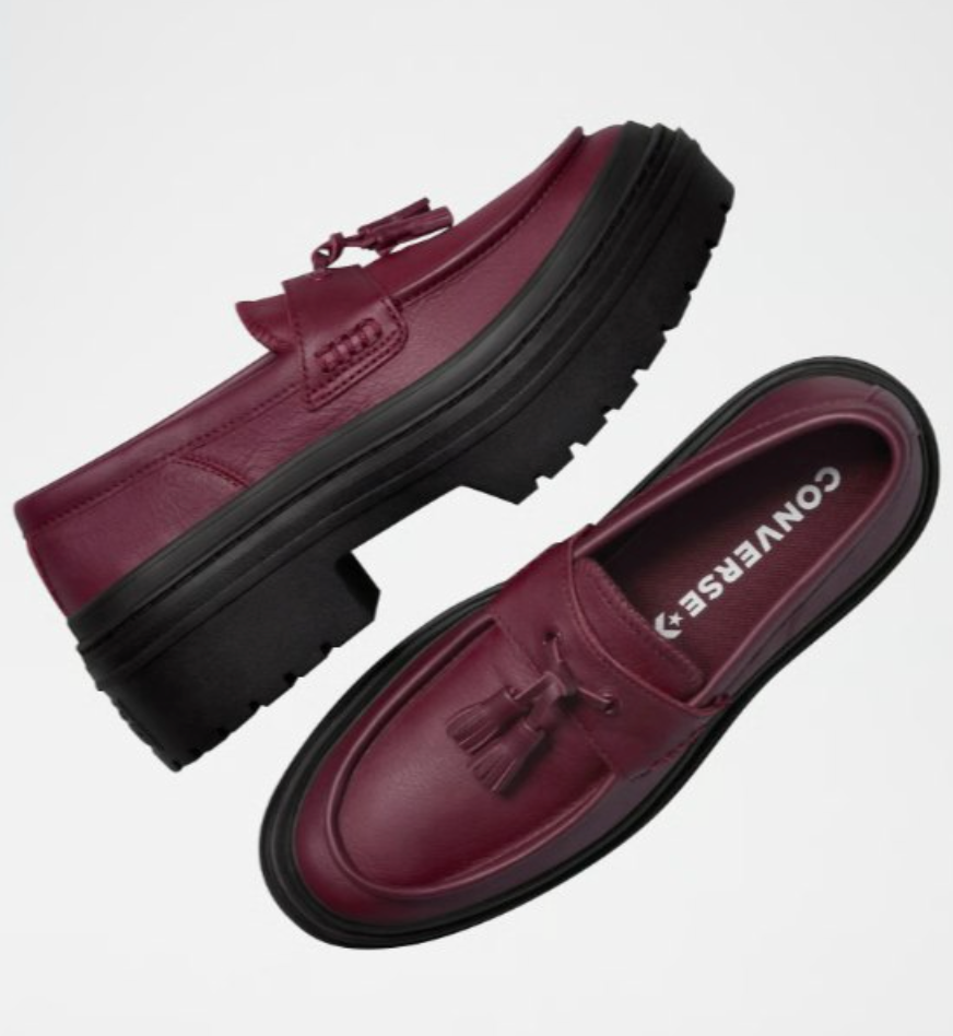 Converse mokasinai bordo arba juodi