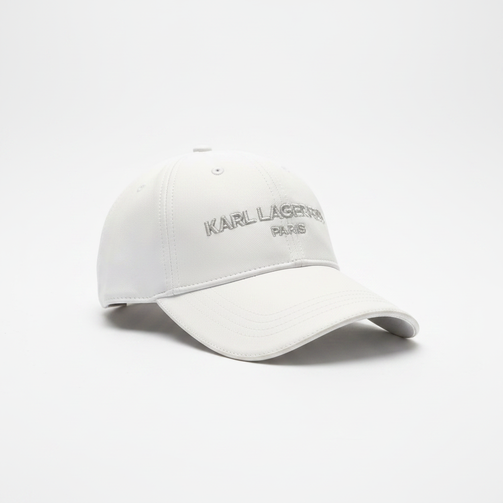 Karl Lagerfeld Paris balta kepurė